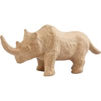 Creativ Company Neushoorn, h: 7,5 cm, l: 18 cm, 1 stuk
