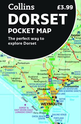 Wegenkaart - landkaart Pocket Map Dorset pocket map (r) | Collins