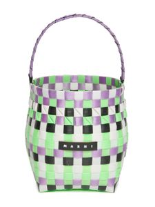 Marni Kids sac seau à logo appliqué - Vert