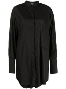 Patou robe-chemise à logo brodé - Noir