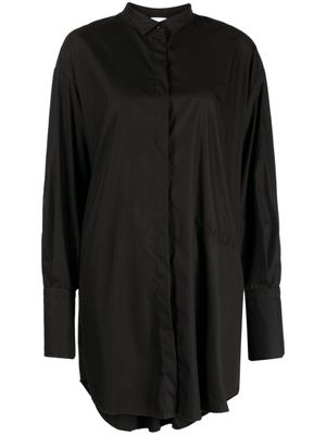 Patou robe-chemise à logo brodé - Noir