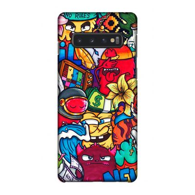 No Rules: Samsung Galaxy S10 4G Volledig Geprint Hoesje