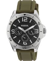 Horlogeband Fossil BQ1722 Silicoon Groen 22mm