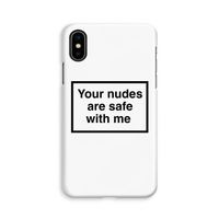 Safe with me: iPhone Xs Volledig Geprint Hoesje