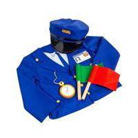 Bigjigs treinmachinist verkleedset met accessoires