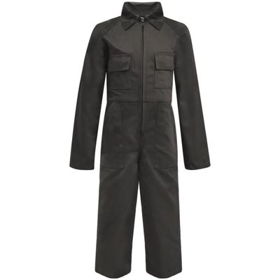 vidaXL Kinderoverall met mouwen maat 110/116 grijs vidaXL Kinderoverall met mouwen maat 110/116 grijs