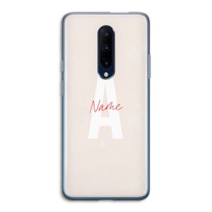 Strawberry Milkshake: OnePlus 7 Pro Transparant Hoesje