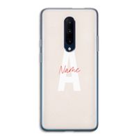 Strawberry Milkshake: OnePlus 7 Pro Transparant Hoesje