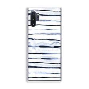 Ink Stripes: Samsung Galaxy Note 10 Plus Transparant Hoesje