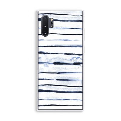 Ink Stripes: Samsung Galaxy Note 10 Plus Transparant Hoesje