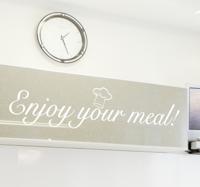 Enjoy Your Meal Muursticker