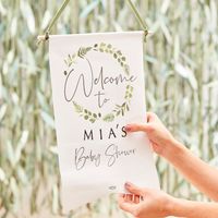 Ginger Ray BAB-110 Botanical Baby Welkomstbanner