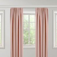 Gordijnen Verduisterend & Isolerend - Haken of Ringen maat: 250 x 150 cm - materiaal: Polyether - Dekbed-Discounter.nl