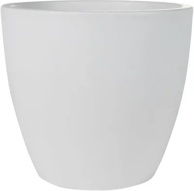 TS Collection bloempot sven keramiek 20x19cm wit
