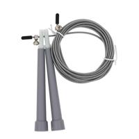Staaldraad skipping overslaan verstelbare fitness sprong touw lengte: 3m (grijs)