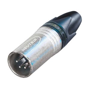 Neutrik NC4MXX kabel-connector XLR Zwart, Zilver