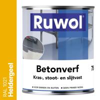 Ruwol Betonverf Heldergeel (RAL 1021) 750 ml