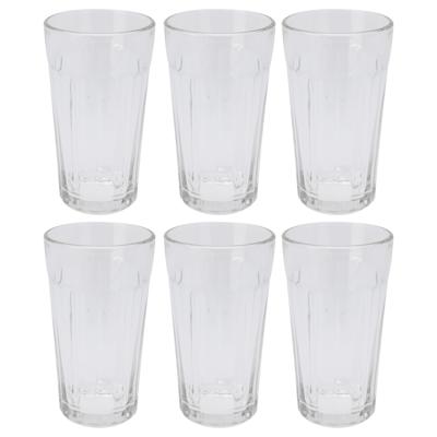 Excellent Houseware longdrinkglazen - 6x - 350 ml - sap/water/mix/drinkglazen