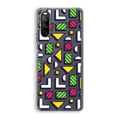 8-bit N°4: Sony Xperia 10 III Transparant Hoesje