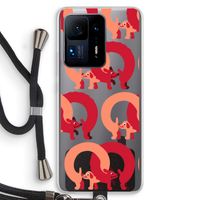 Dogs: Xiaomi Mi Mix 4 Transparant Hoesje met koord