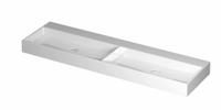 Wastafel INK United 1600x450x110 mm Glans wit 0206481 Wastafel INK United 1600x450x110 mm Glans wit 0206481