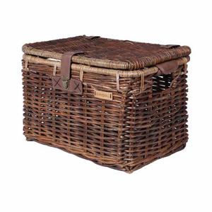 Mand  riet denton basket L 45x32x32 nature brown