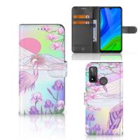 Huawei P Smart 2020 | Telefoonhoesje | Met pasjeshouder | Bird
