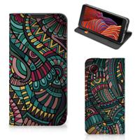Samsung Galaxy Xcover 5 | Hoesje met Magneet | Aztec Samsung Galaxy Xcover 5 | Hoesje met Magneet | Aztec