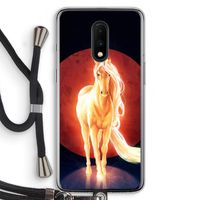 Last Unicorn: OnePlus 7 Transparant Hoesje met koord