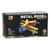 Constructieset Metaal Vliegtuig, 34dlg.