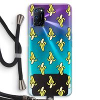 Bananas: Oppo A92 Transparant Hoesje met koord