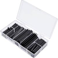 TRU COMPONENTS TC-13388828 Krimpkous assortiment Zwart Krimpverhouding:2:1 127 stuk(s)