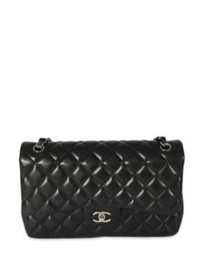 CHANEL Pre-Owned sac porté épaule Jumbo Double Flap (2018) - Noir