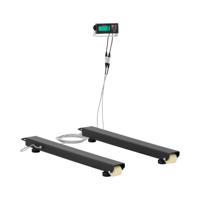 Weegbalk - 5000 kg / 1 kg - 100 x 10 cm - extern LCD