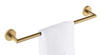 Handdoek rek Alonzo | Wandmontage | 66.5 cm | Enkel | Messing geborsteld