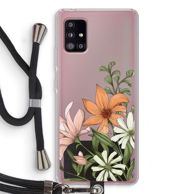 Floral bouquet: Samsung Galaxy A51 5G Transparant Hoesje met koord