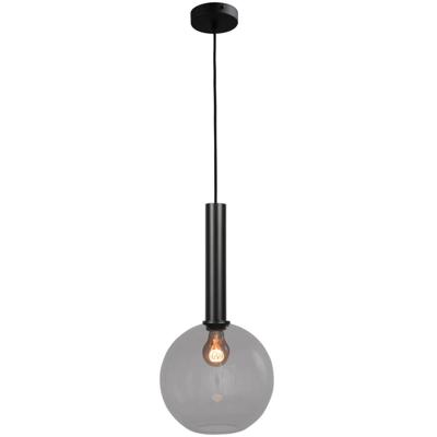 Masterlight Hanglamp Ø 25cmBella 2 Zwart met smoke glas - 2980-05-05-25