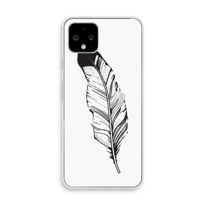 Pluim: Pixel 4 Transparant Hoesje