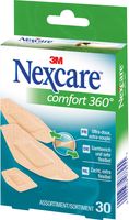 3M pleister Nexcare Comfort 360° 3 formaten, pak van 30 stuks