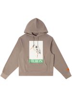 Heron Preston hoodie à imprimé photographique - Gris