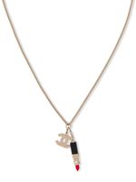 CHANEL Pre-Owned collier à logo (2004) - Or CHANEL Pre-Owned collier à logo (2004) - Or
