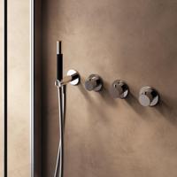 Hotbath Cobber X afbouwdeel voor douchethermostaat met 2 stopkranen zonder uitloop chroom CX7071EXTCR