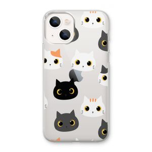 Katten: iPhone 13 mini Transparant Hoesje