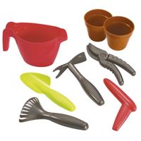 Ecoiffier trolley met tuingereedschap Ecoiffier trolley met tuingereedschap
