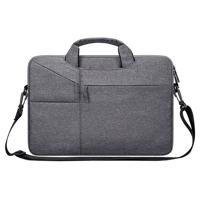 ST02S waterdichte scheurweerstand verborgen draagbare riem One-schouder handtas voor 13 3 inch laptops met koffer gordel (donkergrijs)