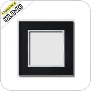 Jung A Creation afdekraam 1-voudig glas zwart