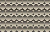 Noordwand Seventies Retrobehang met cirkelprint - S710a9