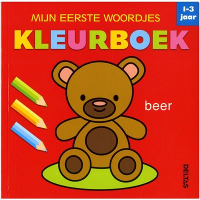 Mijn eerste woordjes kleurboek