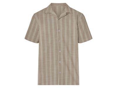 esmara Men Heren overhemd (Beige, L)