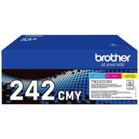 Brother Toner TN-242CMY Origineel Combipack Cyaan, Magenta, Geel 1400 bladzijden TN242CMY - thumbnail